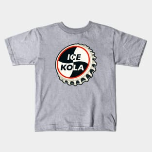 Vintage Ice Kola Soda Bottlecap Kids T-Shirt